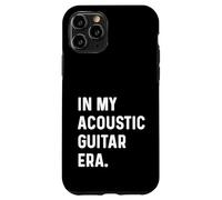 In My Acoustic Guitar Era - Chitarrista Rock Jazz Indie Metal Custodia per iPhone 11 Pro