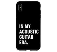 In My Acoustic Guitar Era - Chitarrista Rock Jazz Indie Metal Custodia per iPhone XS Max