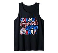 In My American Woman Era Retro Groovy 4 luglio Ragazze Bambini Canotta