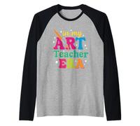 in My Art Teacher Era Insegnare Future Artist Back To School Maglia con Maniche Raglan