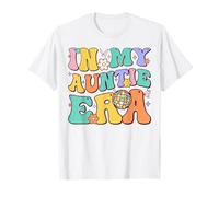 in My Auntie Era Baby Annuncio per la Festa della Mamma Zia Maglietta