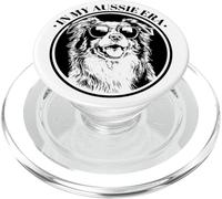 In My Aussie Era Blue Merle Australian Shepherd Lover PopSockets PopGrip per MagSafe
