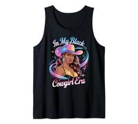 in My Black Cowgirl Era Glam Western Afro Style Donne Uomini Canotta