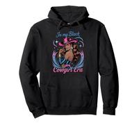 in My Black Cowgirl Era Glam Western Afro Style Donne Uomini Felpa con Cappuccio