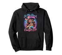 in My Black Cowgirl Era Glam Western Afro Style Donne Uomini Felpa con Cappuccio