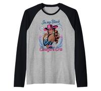 in My Black Cowgirl Era Glam Western Afro Style Donne Uomini Maglia con Maniche Raglan