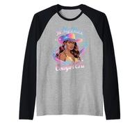 in My Black Cowgirl Era Glam Western Afro Style Donne Uomini Maglia con Maniche Raglan