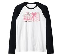 In My Bookish Girlie Era Book Lover Coquette Maglia con Maniche Raglan
