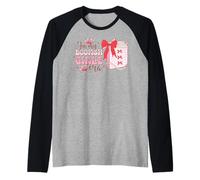 In My Bookish Girlie Era Book Lover Coquette Maglia con Maniche Raglan