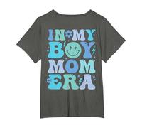 in My Boy Mom Era (sul Retro) Maglietta, Donna Plus-Size, Asfalto, 1X
