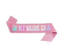 in My Bride Era Sash, rosa Bride to Be fascia fascia addio al nubilato decorazioni per matrimonio damigella d'onore bomboniere accessori da sposa Y8FSXNJD