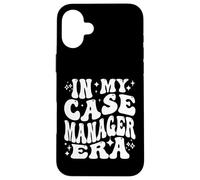 In My Case Manager Era Retro Social Work Pride Custodia per iPhone 16 Plus