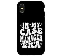 In My Case Manager Era Retro Social Work Pride Custodia per iPhone X/XS