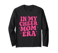in My Cheer Mom Era - Groovy Cheer Mom Regali per Il Giorno del Gioco Maglia a Manica