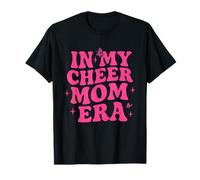 in My Cheer Mom Era - Groovy Cheer Mom Regali per Il Giorno del Gioco Maglietta
