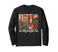 in My Cowgirl Era Country Music Cowboy Boot Rodeo Western Maglia a Manica