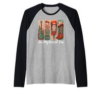 in My Cowgirl Era Country Music Cowboy Boot Rodeo Western Maglia con Maniche Raglan