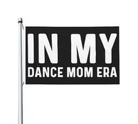 In My Dance Mom Era Bandiera Double Sided Novità Banner da esterno per portico 9,1 x 1,5 m, In My Dance Mom Era Arazzo per aula