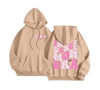 In My Dance Mom Era Felpe con cappuccio alla moda da donna autunno casual università pullover abiti Y2K con cappuccio manica lunga girocollo abbigliamento grafico moda western sottile workou carino