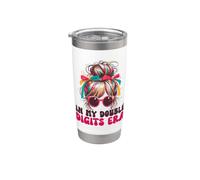In My Double Digits Era - Ragazze 10° compleanno Bicchiere termico in acciaio inox doppia parete
