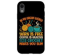 In My Dream World - Gomitolo di filato per uncinetto Custodia per iPhone XR