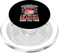 In My Dream World I libri sono gratuiti e la lettura ti rende magro PopSockets PopGrip per MagSafe