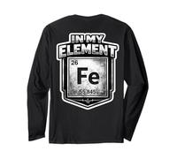 in My Element Blacksmith Iron Worker Tavola Periodica Divertente Maglia a Manica
