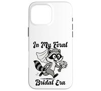 In My Feral Bride Era Funny Wedding Custodia per iPhone 16 Pro Max