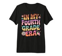 in My Fourth Grade Era Retro Disco Ball School Vibes Fun Maglietta Premium