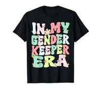 in My Gender Keeper Era Retro Groovy Keeper del Genere Maglietta