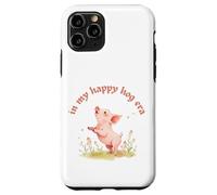 In My Happy Hog Era - Simpatico maialino Positivity Farm Life Design Custodia per iPhone 11 Pro