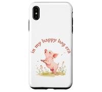 In My Happy Hog Era - Simpatico maialino Positivity Farm Life Design Custodia per iPhone XS Max