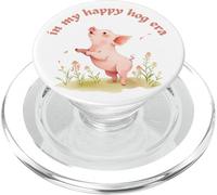 In My Happy Hog Era - Simpatico maialino Positivity Farm Life Design PopSockets PopGrip per MagSafe