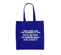 In My Head Archery - Borsa In Tela - Amore Per Il Tiro Con L'Arco Sport