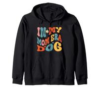in My Mama Era Dog Felpa con Cappuccio