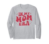in My Mom Era Lover Groovy Retro Mom Madre Day Birthday Maglia a Manica