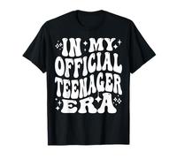 in My Official Teenager Era Funny 13th Birthday Life Maglietta