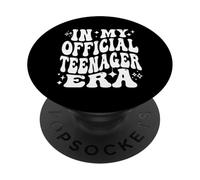 In My Official Teenager Era Funny 13th Birthday Life PopSockets PopGrip Adesivo