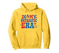 In My Patriotic Era Cool Vintage Style 4 luglio dicendo Felpa con Cappuccio