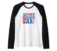 In My Patriotic Era Cool Vintage Style 4 luglio dicendo Maglia con Maniche Raglan