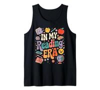 In My Reading Era Books Lovers Men Women Kids Canotta