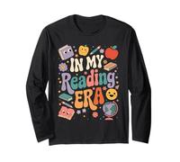In My Reading Era Books Lovers Men Women Kids Maglia a Manica