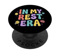 In My Rest Era con testo multicolore PopSockets PopGrip Adesivo