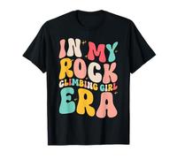 In My Rock Climbing Girl Era Groovy Climber Boulder Escursionista Maglietta
