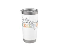 In My Second Grade Era Retro Groovy Back to School Insegnanti Bicchiere termico in acciaio inox doppia parete
