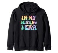 in My Skating Era Skater Coach Figure Hockey Ice Skate Felpa con Cappuccio