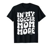 In My Soccer Mom Mode Calcio Stagione Calcio Mommy Bow Maglietta