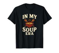 in My Soup Era Retro Funny Foodie Design Maglietta