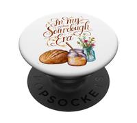 In My Sourdough Era Divertente gioco di parole nel mio pane Fare Cottura PopSockets PopGrip Adesivo