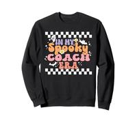 in My Spooky Coach Era Retro Groovy Halloween Costume Felpa